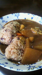 大根カレーと寝かせ玄米.jpg